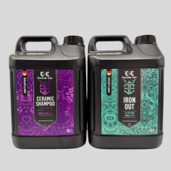 E&E Custom Car Seramik Şampuan 5 Litre ve E&E Custom Car Iron Out Demir Tozu Temizleyici 5 Litre