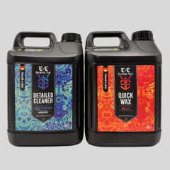 E&E Custom Car Detailed Cleaner Genel Temizleyici 5 litre (KONSANTRE) ve E&E Custom Car Quıck Wax Hızlı CİLA 5 Litre
