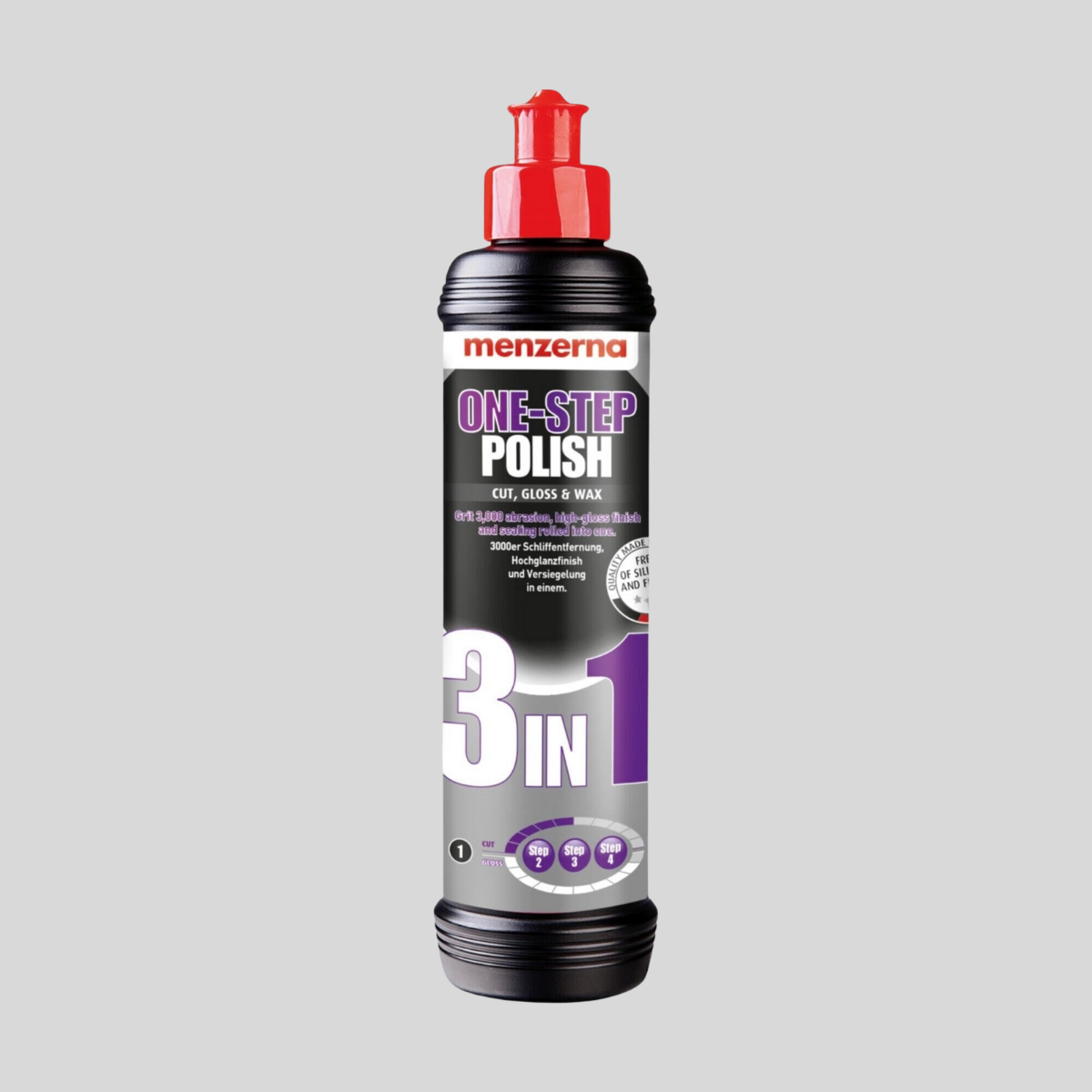 Menzerna One Step Polish 3 in 1 Hepsi Bir Arada Pasta-Cila 250 ml
