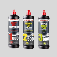 Menzerna 1000-2500-3800 Kalın Pasta Hare Cila Set 1 lt