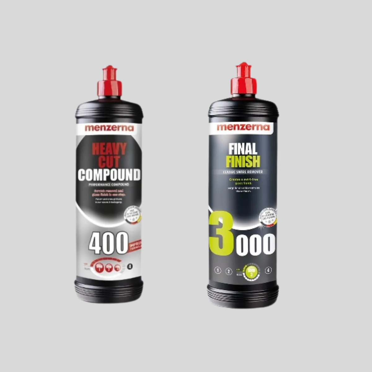 Menzerna 400-3000 Kalın Pasta Hare Cila Set 1 lt