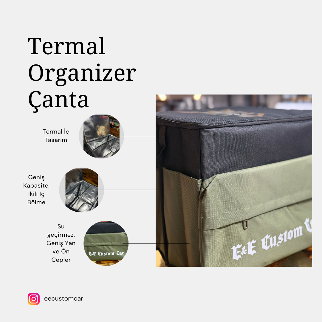 EE CUSTOM CAR ORGANİZER ''TERMAL'' ÇANTA