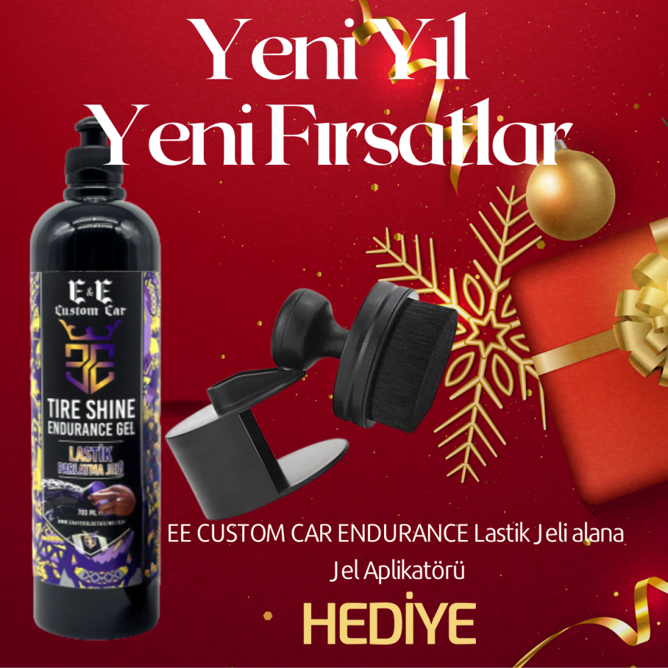 EE CUSTOM CAR ENDURANCE LASTİK PARLATMA JELİ (APLİKATÖR HEDİYE)