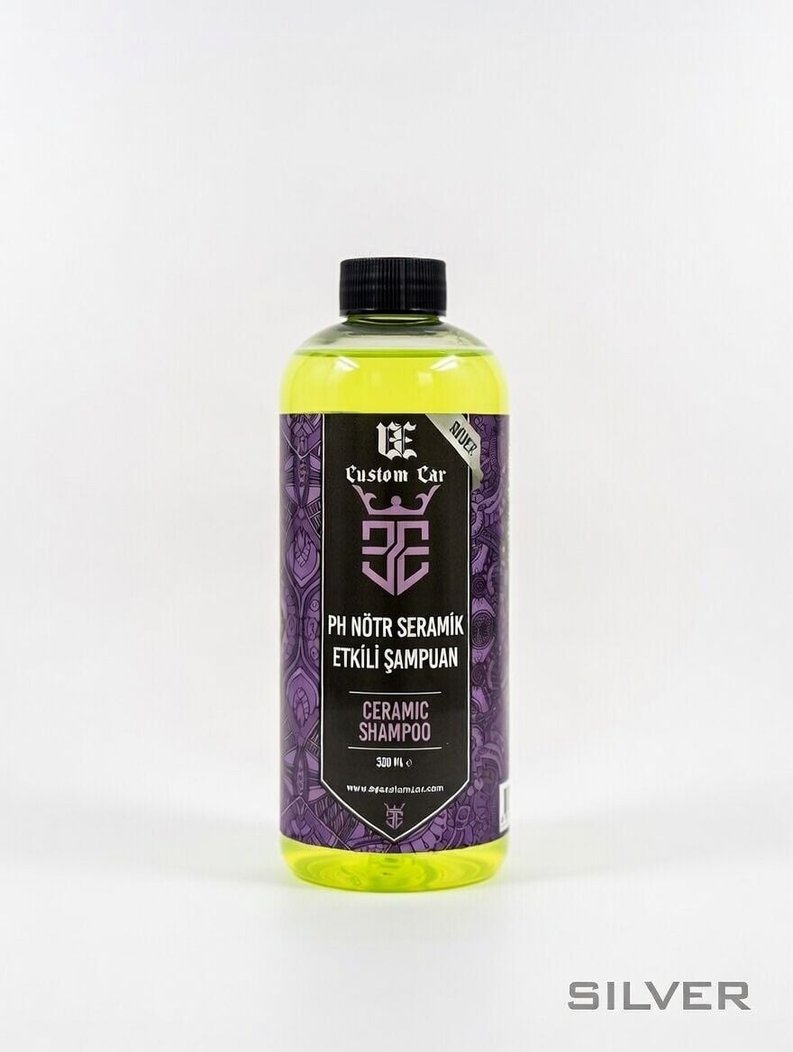 EE CUSTOM CAR (SILVER SERİ) PH NOTR SERAMİK ETKİLİ ŞAMPUAN 500 ML